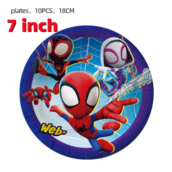 Spidey ja Hämmästyttävät Ystävät Juhlatarvikkeet Paperi Pl