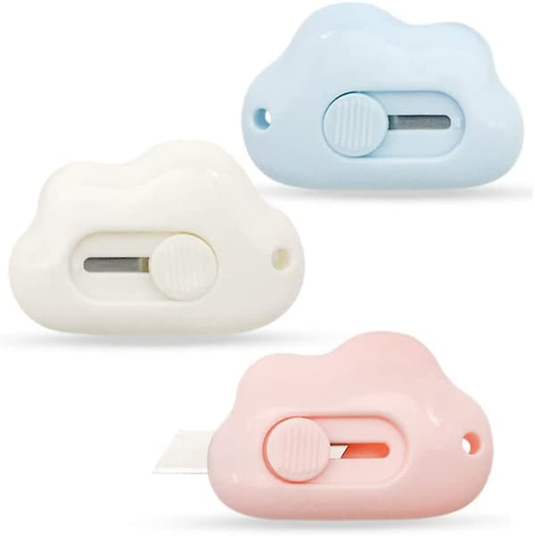 Sæt af 3 Cloud Mini Art Cutter Bærbar Velegnet til at Skære Kuverter