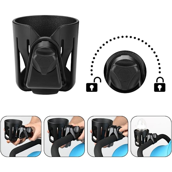 Universal Kopholder, Barnevognskopholder, Stor Kaliber Design