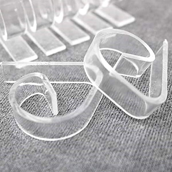 24 Plastdukspenner Klare Borddukspenner Holder