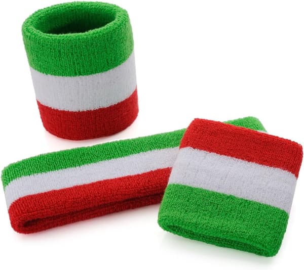 3-pack svettband set, inklusive sport pannband och handledsband DXGHC