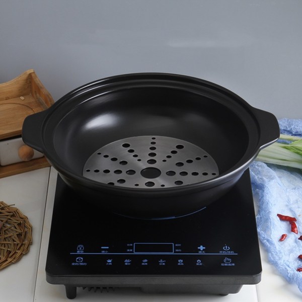 Termisk guideplate for induksjonstopp i rustfritt stål
