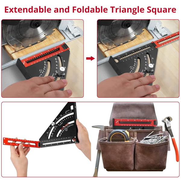 Aluminium Snickerisquare med Märkpenna Snickerisquare w