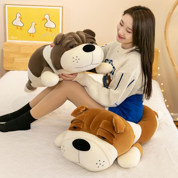 Plush-koira Iso Nukenukke Söpö Piirretty Pehmeä Koira Iso Tyyny Pitkä Heitto Sl