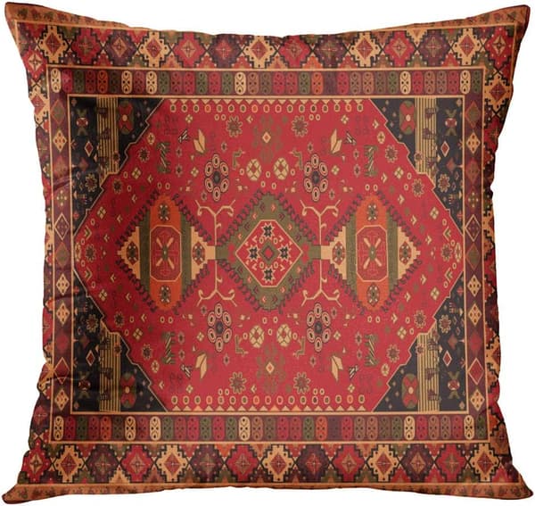 Kuddfodral Geometrisk Persisk Kilim Heminredning Set om 4