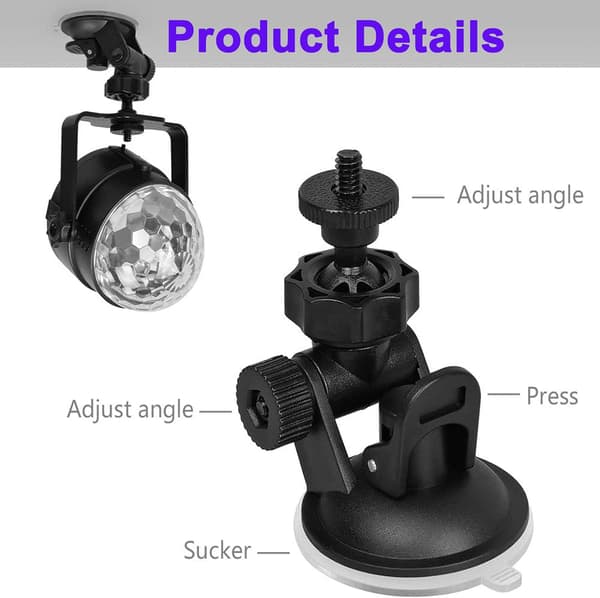 Scene Lampe, Stemme Styret Diskotekugle RGB Farve Party Lys Lyd