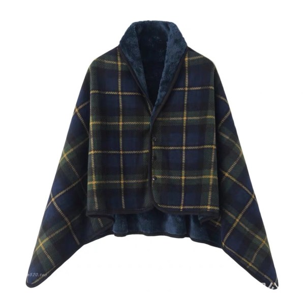 Polar fleece nap cloak teppe dobbelt lag fortykket teppe