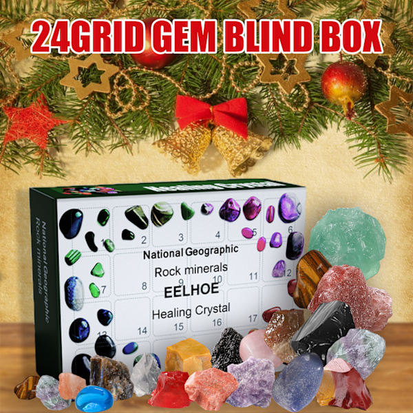 2022 Jule Blind Box, 24 Celler Ore Blind Box Grøn Jule G