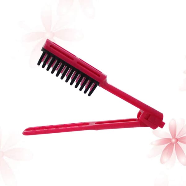 Hårkam Straightening Hår Styling Foldbar V-Form Co DXGHC