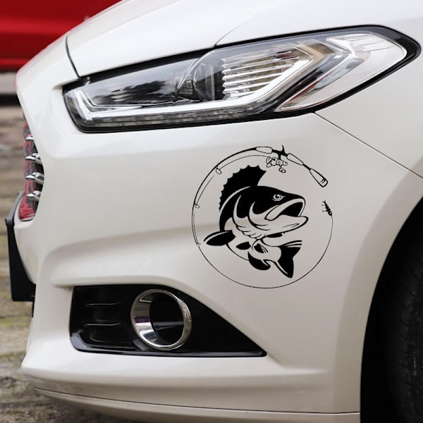 1 kpl Kalastusvavan Hobby Kala Vinyyliautotarra Auto Moottoripyörä