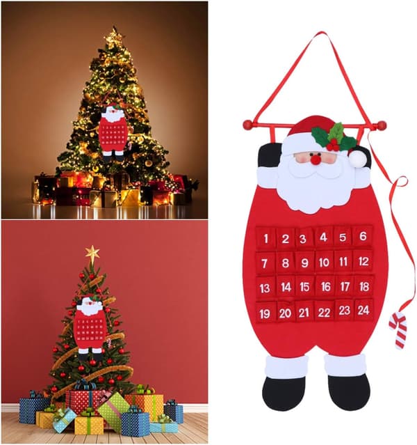 Adventskalender Julekalender Julepynt Julenissen DXGHC