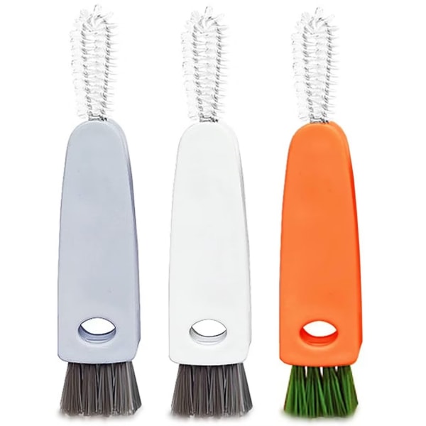 3 Pieces Cleaning Brush and Straw Brush, 3pcs Multifunctional Cre