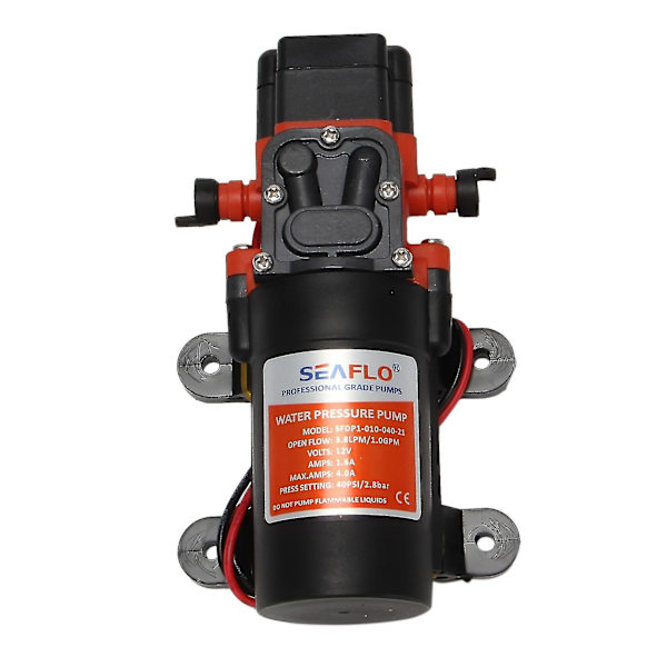Seaflo 12v hydraulisk membranpump 3,8 Lpm 1,0 Gpm 40 Psi DXGHC
