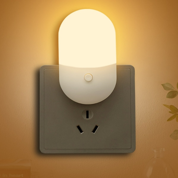 3-pack LED-nattlampor, automatisk ljusstyrka nattlampa med Twi