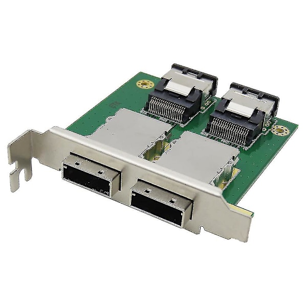 Mini Sff-8088 till Sas36p Sff-8087 Adapter i Pci-fäste Suppo DXGHC