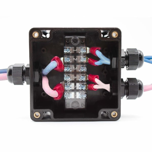 3-pack 5-polig Festival Terminalblock Set, 600V 25A Dubbel