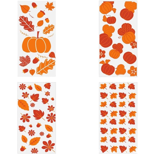 100 Thanksgiving Cellophane Snack Bag Autumn Harvest Party Biscui