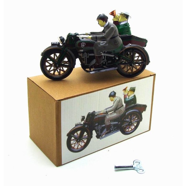 Trehjulig motorcykel nostalgiskt tema personlig dekoration DXGHC