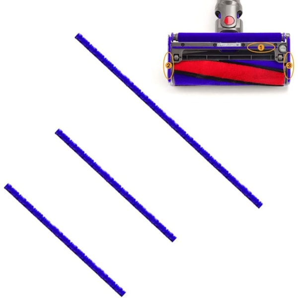 3 kpl pehmeitä hihnoja Dyson V7 V8 V10 V11 -imureille DXGHC