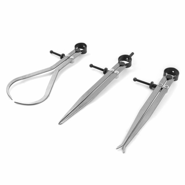 3 st 250 mm fjädermått för mätning