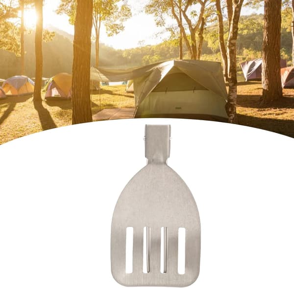Foldbar Spatel, Lukkedesign Rustfrit Stål Foldbar Madlavning