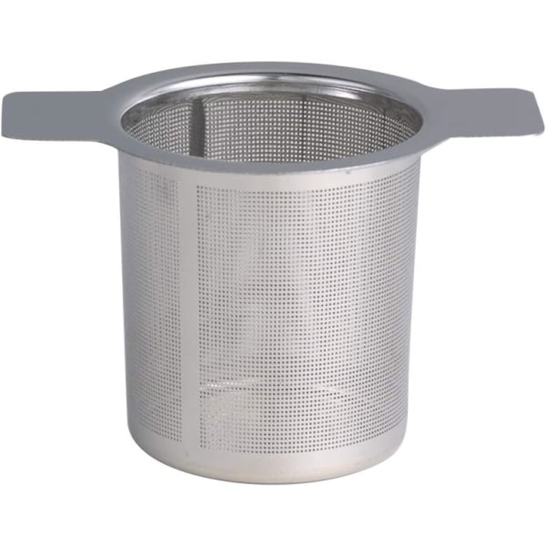 Genanvendelig Te-infuser i Rustfrit Stål Mesh Te-blad Filter Si