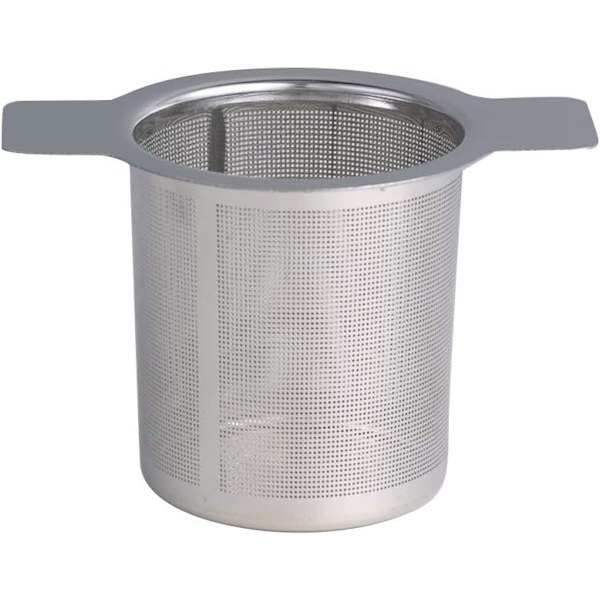 Gjenbrukbar te-infuser i rustfritt stål, nettfilter for teblader