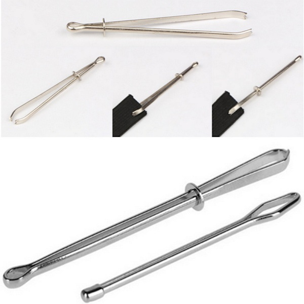 2-pack handgjorda elastiska klämmor, snören, guider, strängning