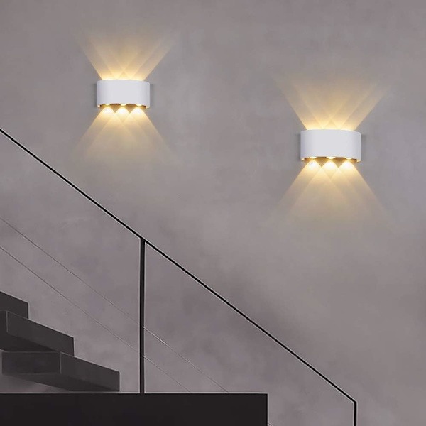 18W 6LED:n ulkoseinävalaisin, vedenkestävä IP65, moderni muotoilu Indo