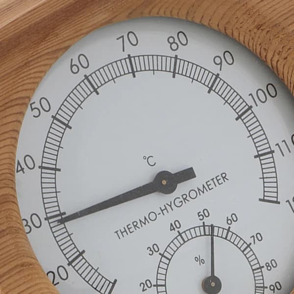 2-i-1 inomhus trä termo-hygrometer termometer Hygrometer Ångrum Bastu tillbehör,A