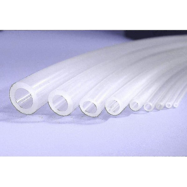 Flexibel kiselrör 6 mm Id X 8 mm Od 1 mm Tjocklek 2 Meter H DXGHC