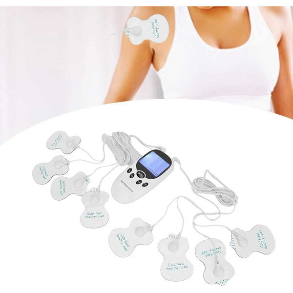 Dual Channel TENS Enhed Muskel Stimulator Maskine til Smertelindring