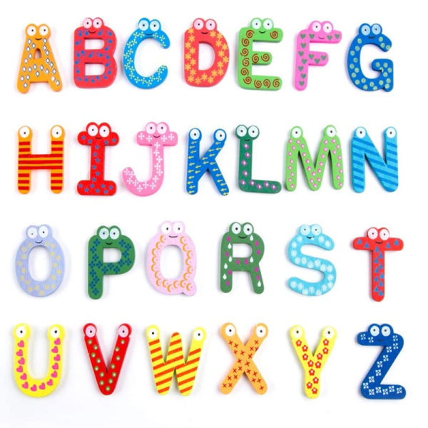 26 alphabet stickers for refrigerator, magnetic stickers for refr