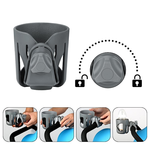 Universal koppholder, barnevogn koppholder, stor kaliber design