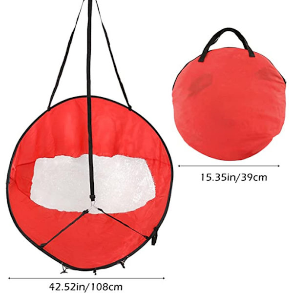 1-pack 42.52\" Downwind Vindsurfing Kit Kajak Vindsurfing Paddel B