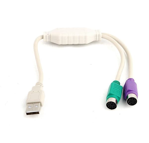 USB-kaapeli PS2-liittimelle PS2-hiiren liittimelle