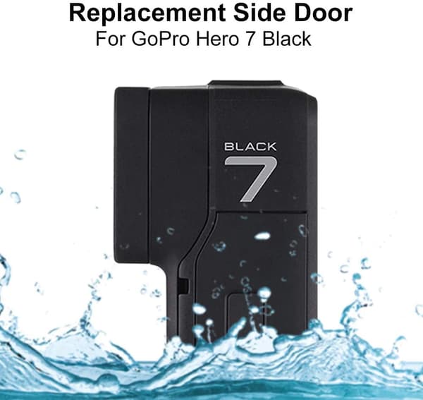 Udskiftningssideredør til GoPro Hero 7 Black, Aluminium