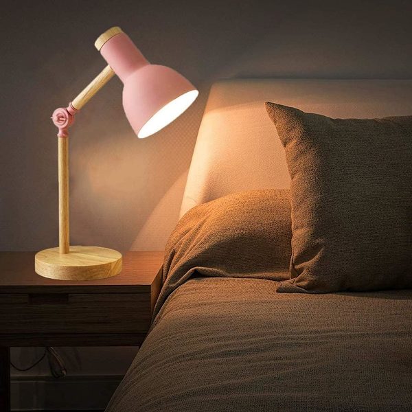 Nordisk Bordlampe Soveværelse Sengelampe Børneøjenbeskyttelse