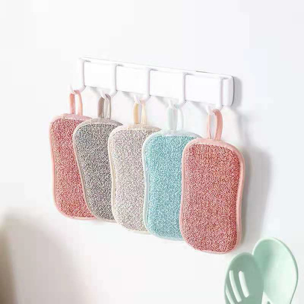 12 Pak Durable Skrubbesvampe, Ridsefrie Mikrofiber Sp