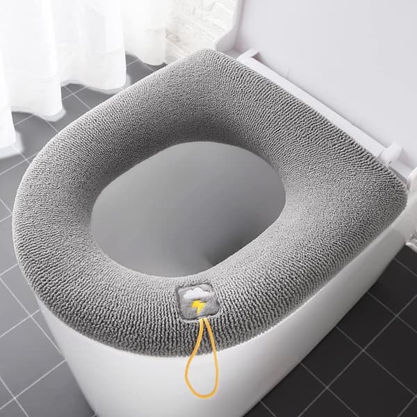2-delt Toiletklap-Pudebetræk Teleskopisk Toiletklap-Pude