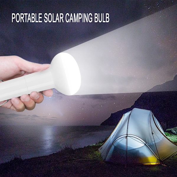 Solcellelamper Utendørs Camping Gatebelysning Håndholdt Lommelykt Kreativ