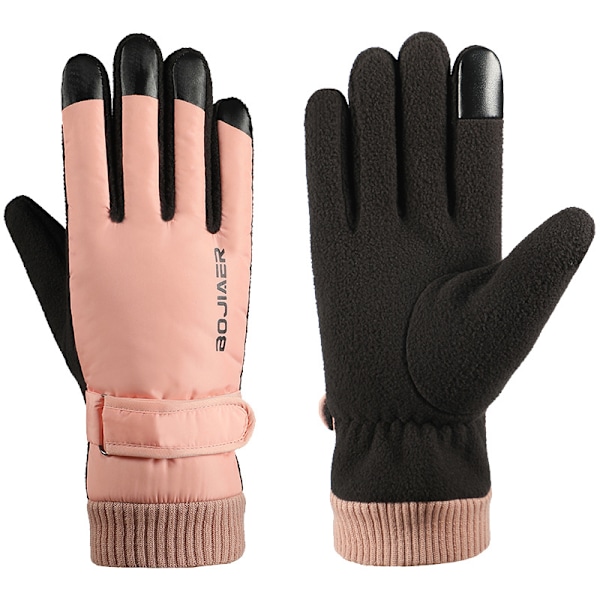 Termiske hansker for kvinner, skihansker, vinter, vanntette, varme arbeids hansker