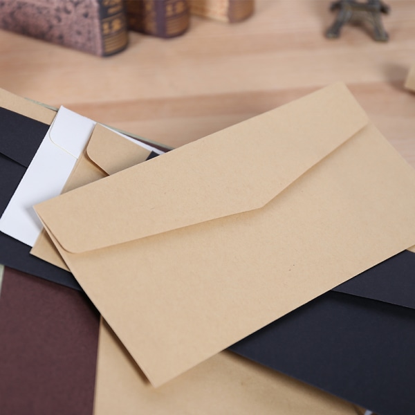 100 invitasjoner Western retro nostalgiske konvolutter Profesjonelle