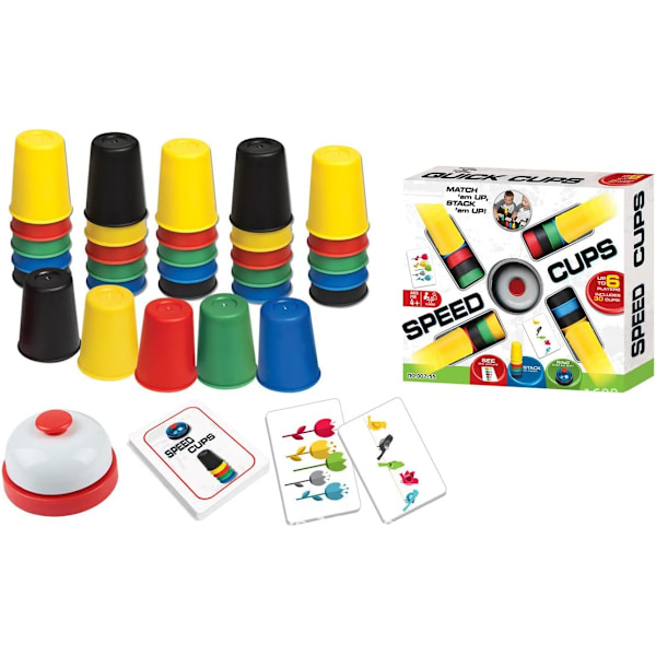 Quick Cups, Quick Cups Games for Kids,Classic Stacking Cup Game for Kids Flying Stack Cup Parent-Child Interactive Game