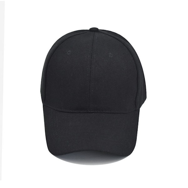 Polyester lys plade ensfarvet baseballkasket par buede