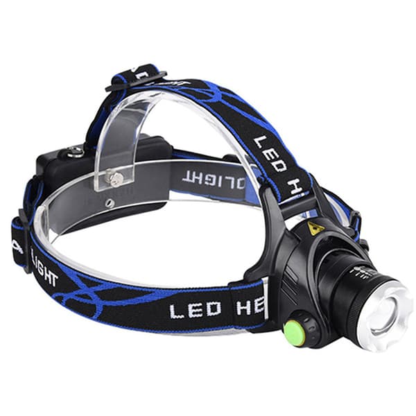 Hodelykt Lommelykt, USB Ladbar LED Hodelykt, Vanntett T6
