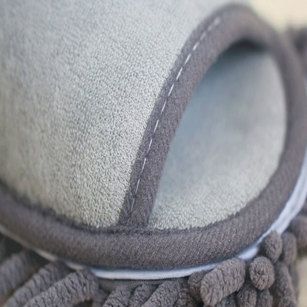 Mikrofiber Mopptofflor - Canvas Chenille Moppning Dammskor M