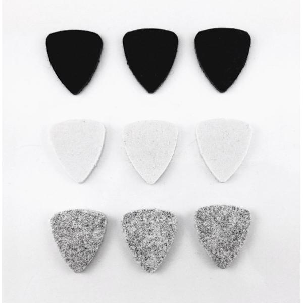 9 filtplektrum för gitarr, ukulele, bas DXGHC