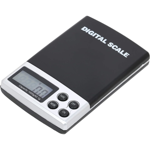 Liten Elektronisk Digital Vågskala 0.1-1000g Bärbar