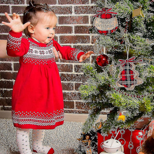 Tartan Juldekorationer Julgranskulor Julgran DXGHC